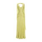Load image into Gallery viewer, RUCHED SILKY CHIFFON GOWN
