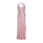 Load image into Gallery viewer, RUCHED SILKY CHIFFON GOWN
