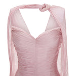 Load image into Gallery viewer, RUCHED SILKY CHIFFON GOWN
