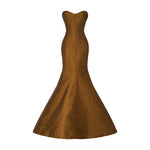 Load image into Gallery viewer, PLEATED FISH TAIL CUT GOWN

