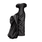 Load image into Gallery viewer, DRAPED TAFFETA WITH SIDE TAIL GOWN

