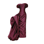 Load image into Gallery viewer, DRAPED TAFFETA WITH SIDE TAIL GOWN
