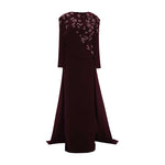 Load image into Gallery viewer, EMBODIED LONG-SLEEVE GOWN WITH CAPE
