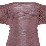 Load image into Gallery viewer, HAND PLEATED SILK WITH TAIL GOWN
