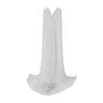 Load image into Gallery viewer, RUCHED STRAPLESS SILK GOWN WITH CAPE
