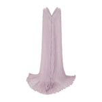 Load image into Gallery viewer, RUCHED STRAPLESS SILK GOWN WITH CAPE
