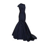 Load image into Gallery viewer, DRAPED ONE SHOULDER BODICE MERMAID GOWN
