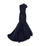 Load image into Gallery viewer, DRAPED ONE SHOULDER BODICE MERMAID GOWN

