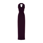 Load image into Gallery viewer, HAND-MANIPULATED CREPE GOWN WITH CAPE
