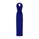 Load image into Gallery viewer, HAND-MANIPULATED CREPE GOWN WITH CAPE
