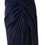 Load image into Gallery viewer, ONE STRIPED SLEEVE SILKY SATIN GOWN
