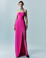 Load image into Gallery viewer, Corseted Crepe Gown
