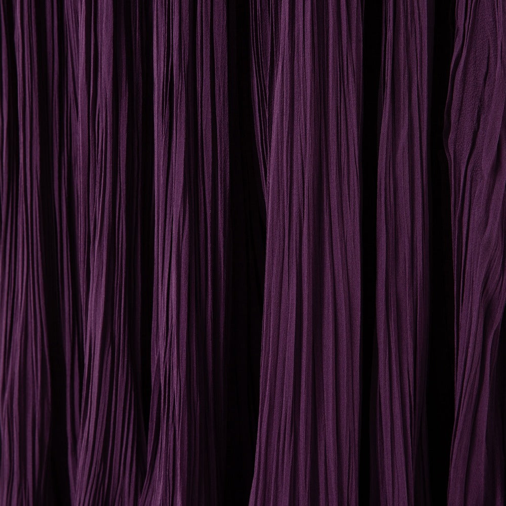 Strapless Pleated Chiffon Georgette Dress With Cape