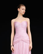 Load image into Gallery viewer, RUCHED SILKY CHIFFON GOWN
