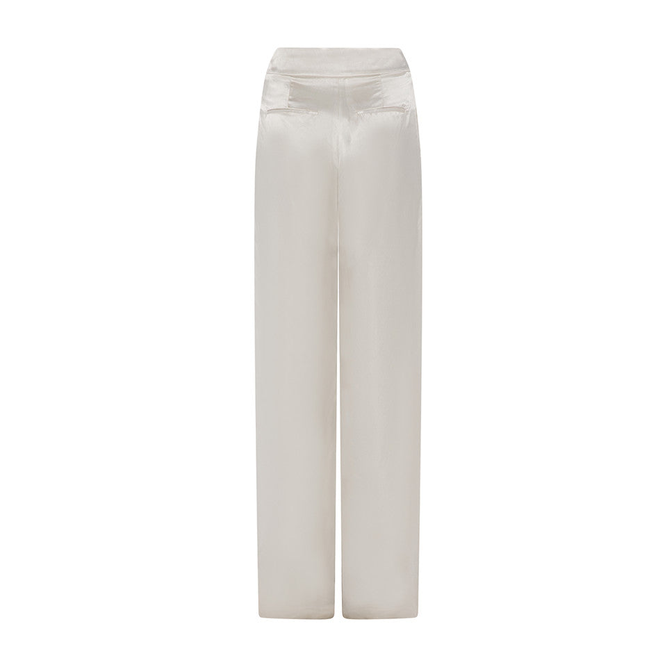 SATIN STRAIGHT CUT PANTS