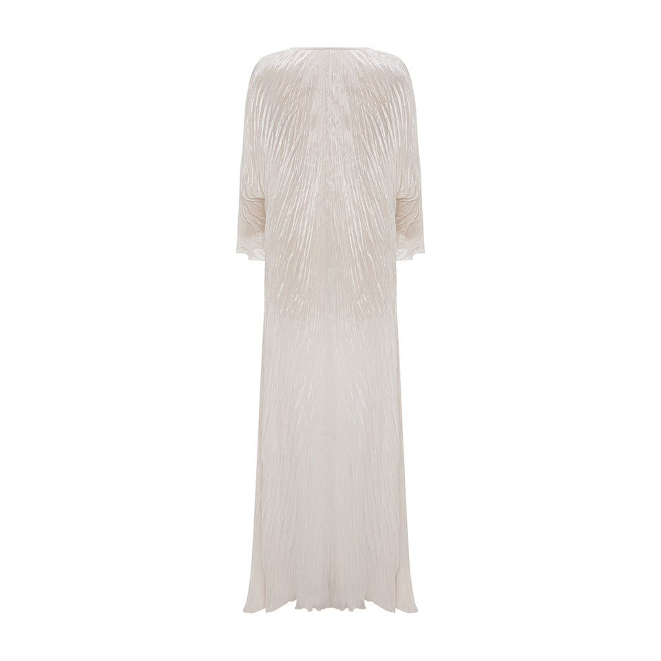 SILK ROSEYA HAND PLEATED KAFTAN