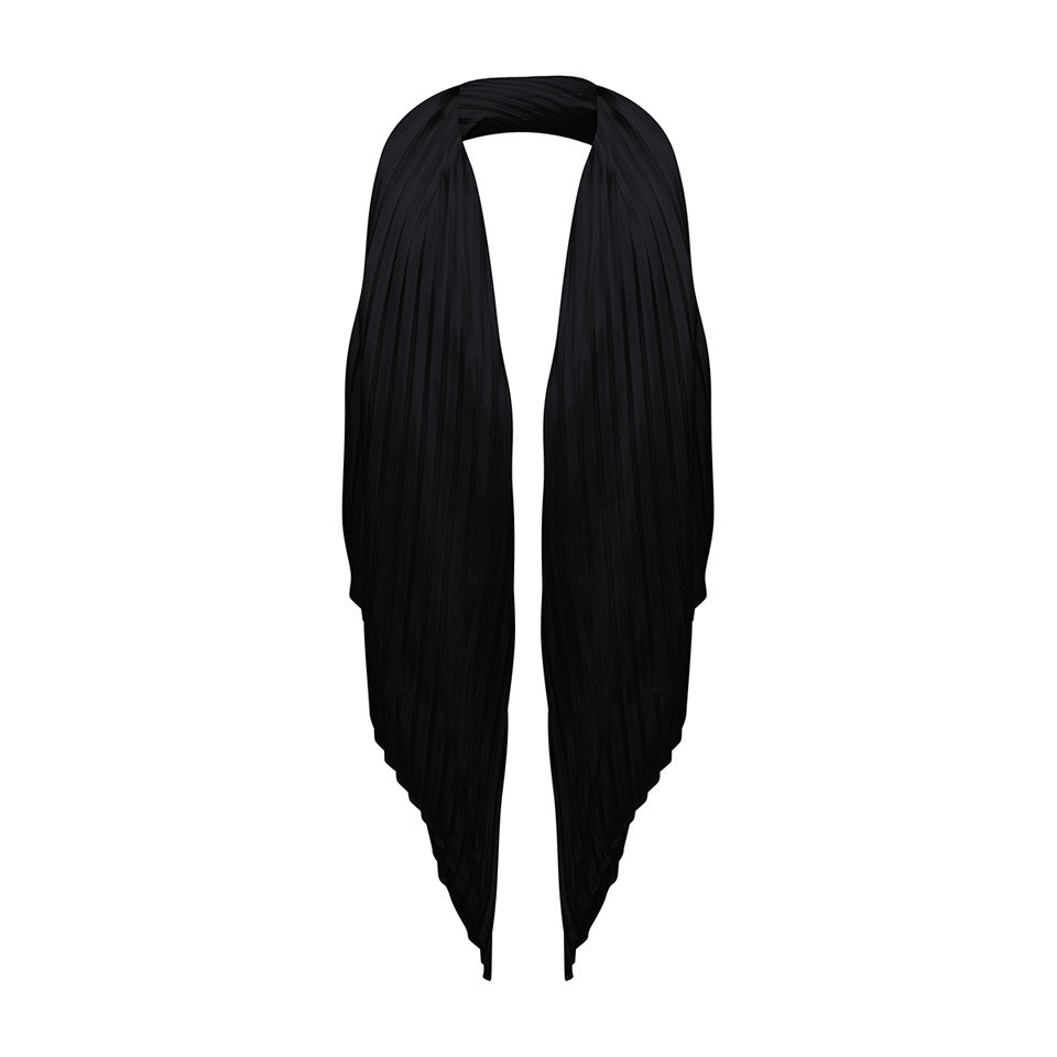 SILK SATIN ASYMMETRICAL TOP WITH ONE SHOULDER PAD