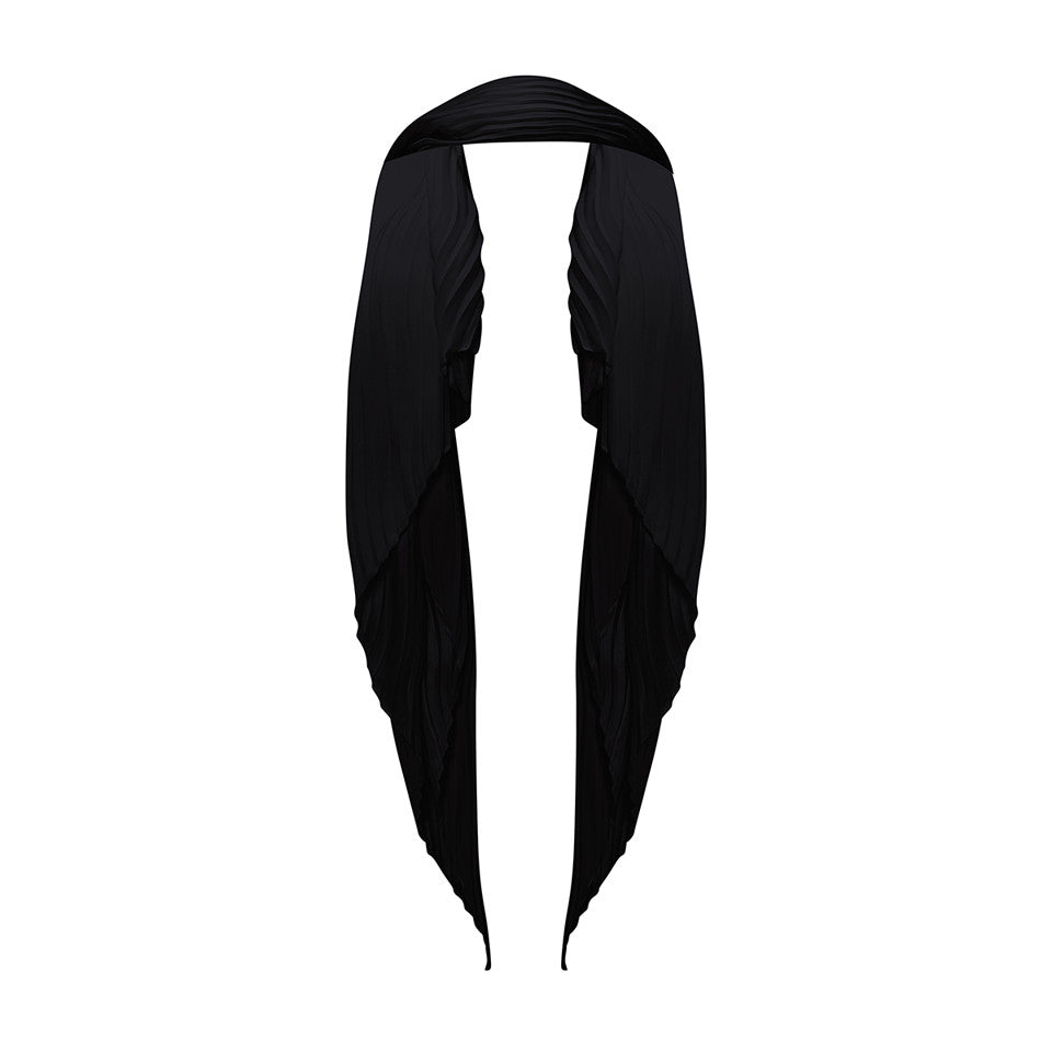 SILK SATIN ASYMMETRICAL TOP WITH ONE SHOULDER PAD